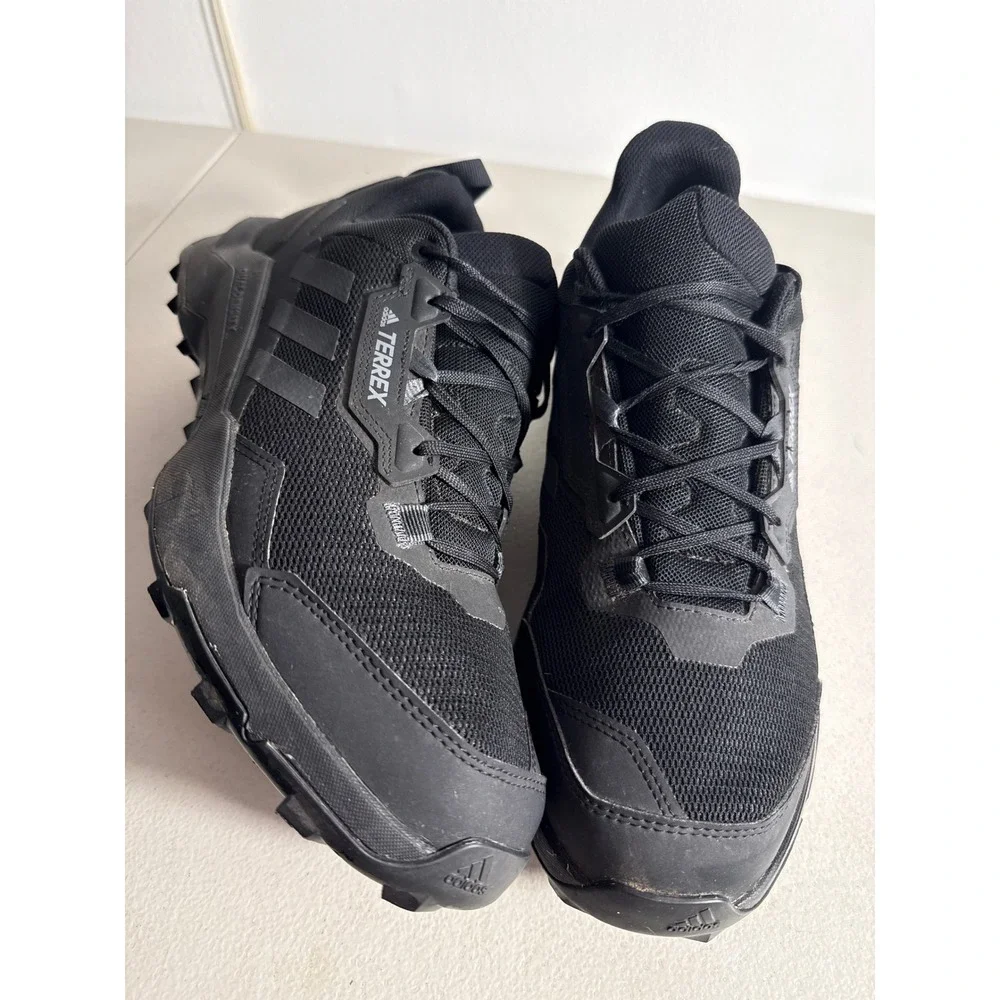 Adidas Terrex Trail Running Shoes MenBlack Continental Sole Low Top Sneaker 11.5